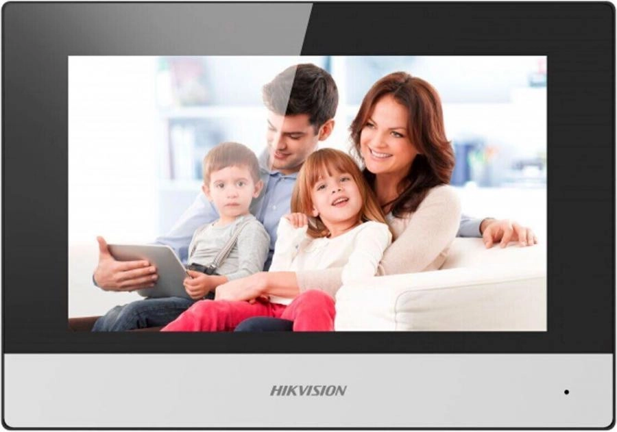 Видеодомофон Hikvision DS-KH6320-WTE1 серебристый