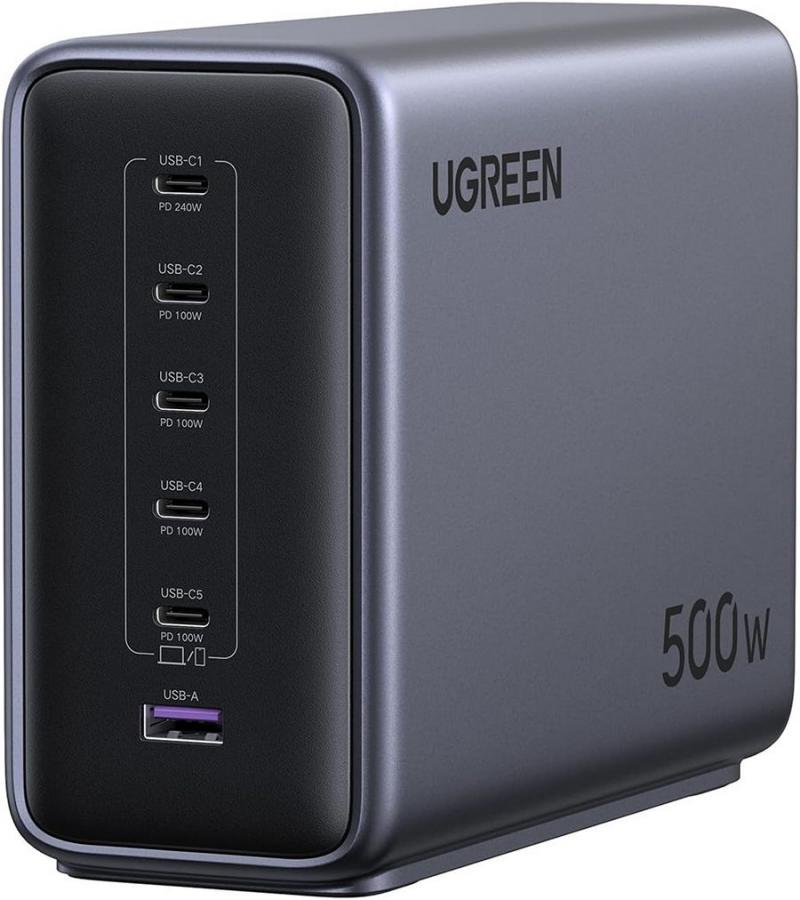 Сетевое зарядное устройство Ugreen X759 Space Gray (55550)