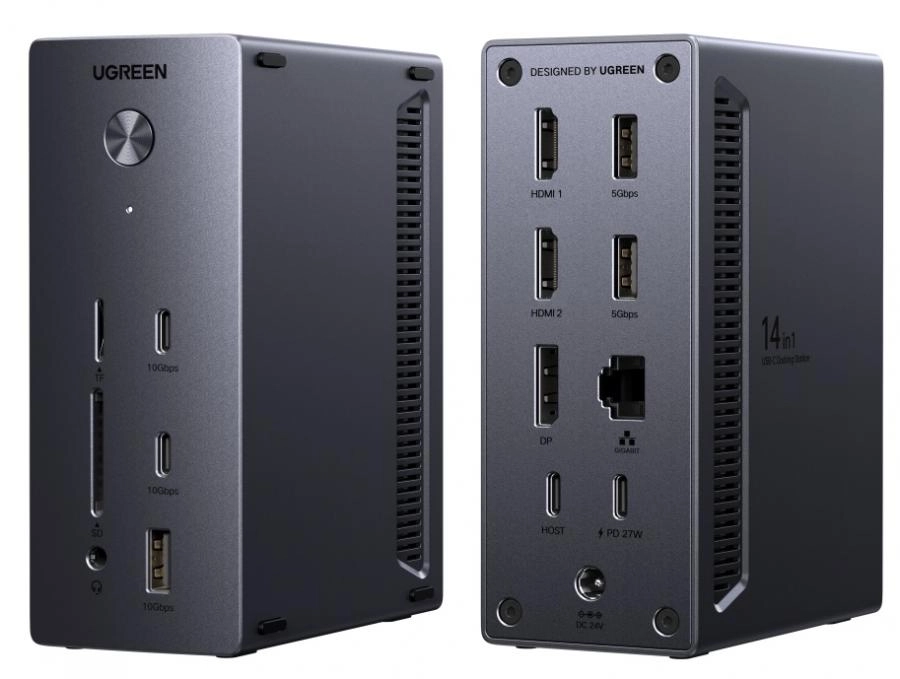 Док-станция Ugreen CM843 Grey (85489)