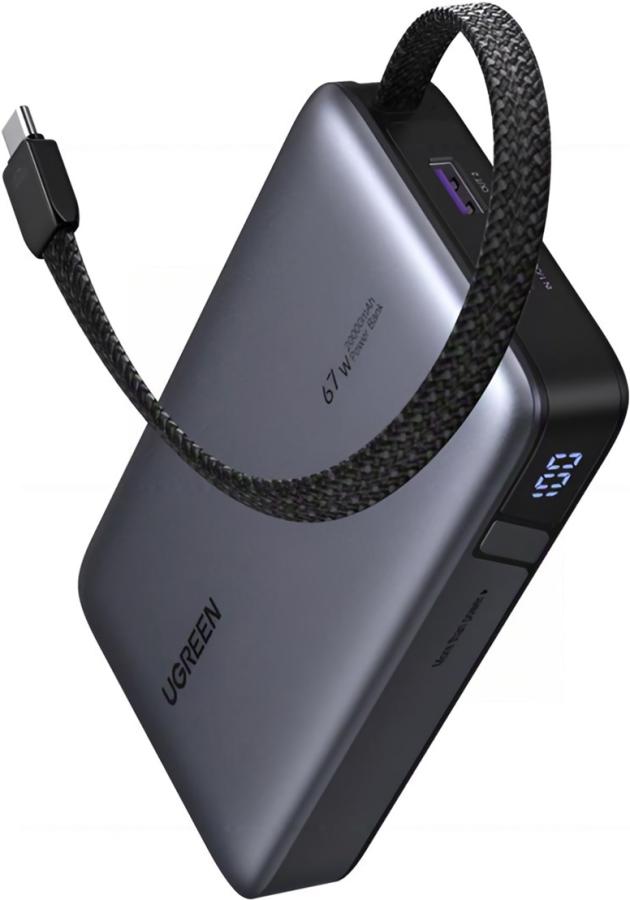 Портативное зарядное устройство Ugreen PB550 Space Gray (85166B)