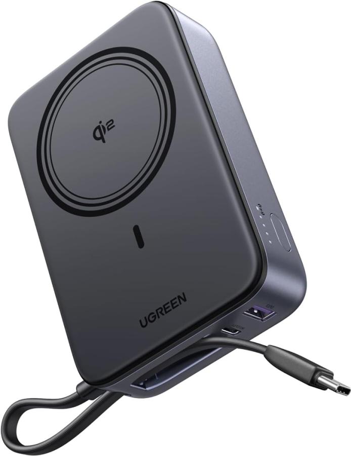 Портативное зарядное устройство Ugreen PB567 Space Grey (55450B)