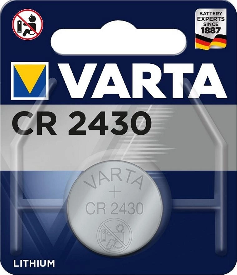 Батарейка Varta Lithium 6430 CR 2430 BL1 1pcs/Pack