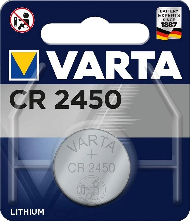 Батарейка Varta Lithium 6450 CR 2450 BL1 1pcs/Pack
