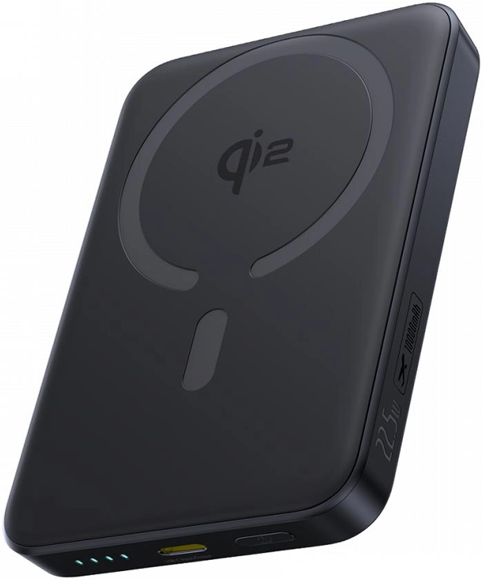 Портативное зарядное устройство Baseus E0028500 EnerFill FM12 Qi2 Magnetic Power Bank 10000mAh 22.5W Cosmic Black (E00285)