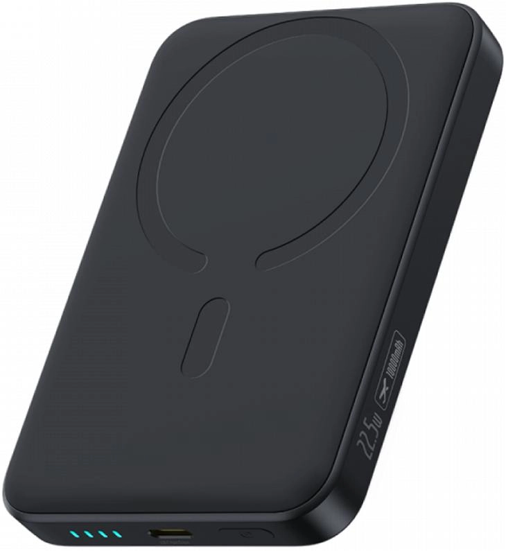 Портативное зарядное устройство Baseus P1008210E123-00 Ultra-Mini Magnetic Power Bank 10000mAh 22.5W Cosmic Black (PPFM11-1022)