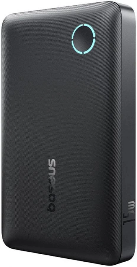 Портативное зарядное устройство Baseus P1008210C123-00 EnerFill FP11 Power Bank 10000mAh 15W Cosmic Black (Includes Simple Type-C to Type-C Cable 20V/3A 30cm) PPAP-1015-2