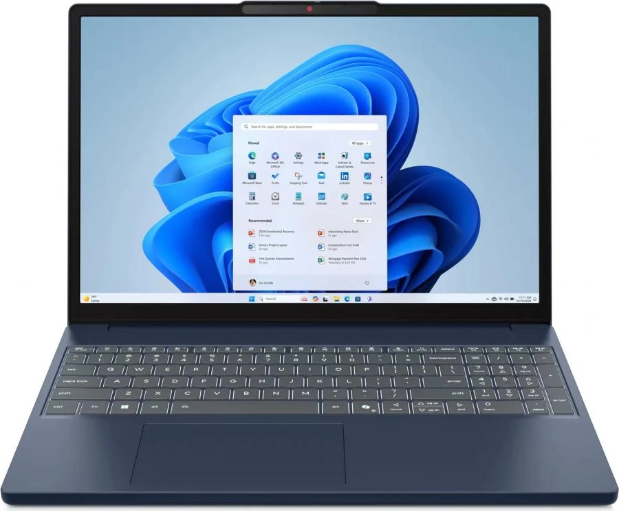 Ноутбук Lenovo IdeaPad Slim 3 15ARP10 Cosmic Blue (83K700B0PB)