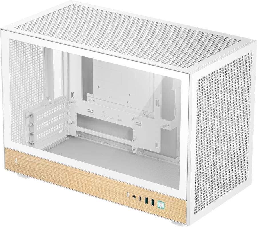 Корпус Deepcool CH260 Wood WH без БП (R-CH260-WHNWM0-G-1)