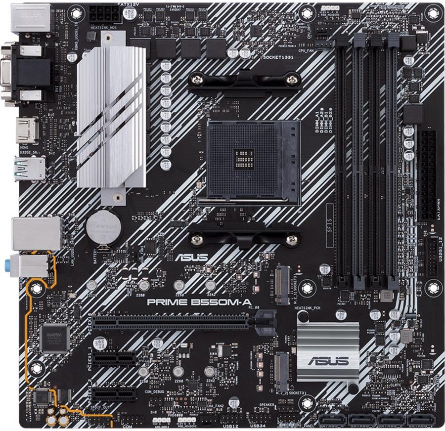 Материнская плата ASUS Prime B550M-A/CSM (90MB14I0-M0EAYC)