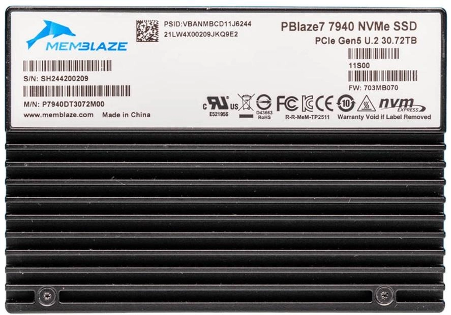 SSD диск Memblaze PBlaze7 7940 7.68TB (P7940DT0768M00)