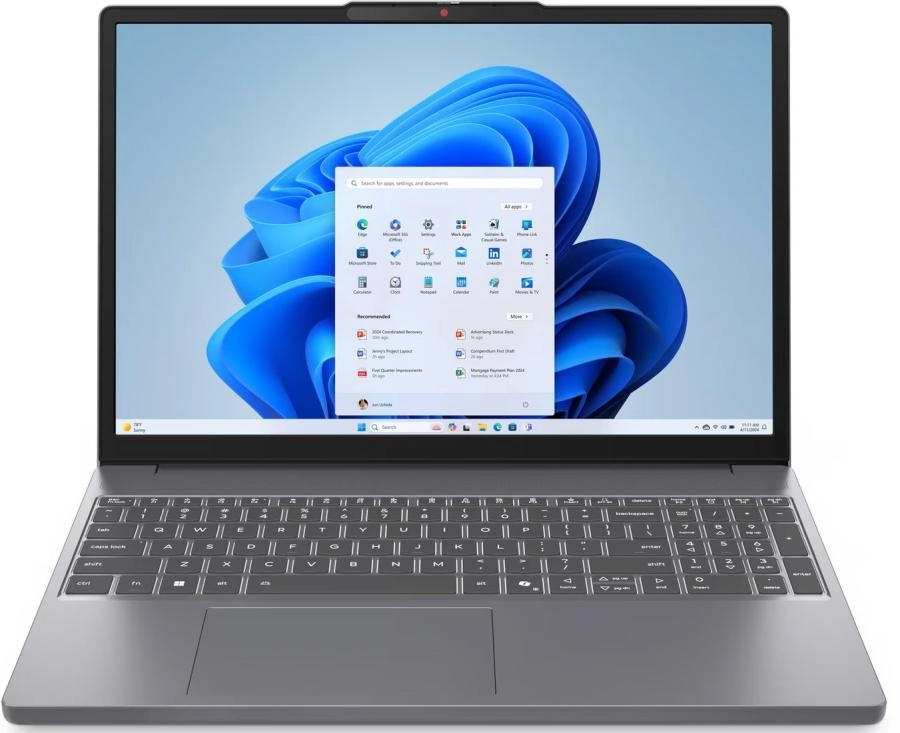 Ноутбук Lenovo IdeaPad Slim 3 15IRH10 Luna Grey (83K10164RK)