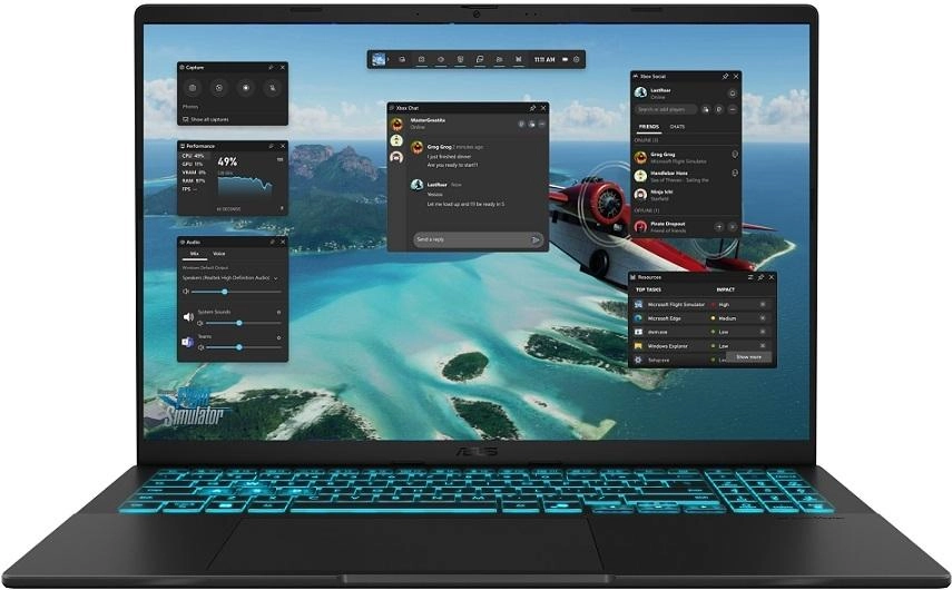 Ноутбук ASUS V16 V3607VH-TK131W Matte Black (90NB16L1-M00P20)