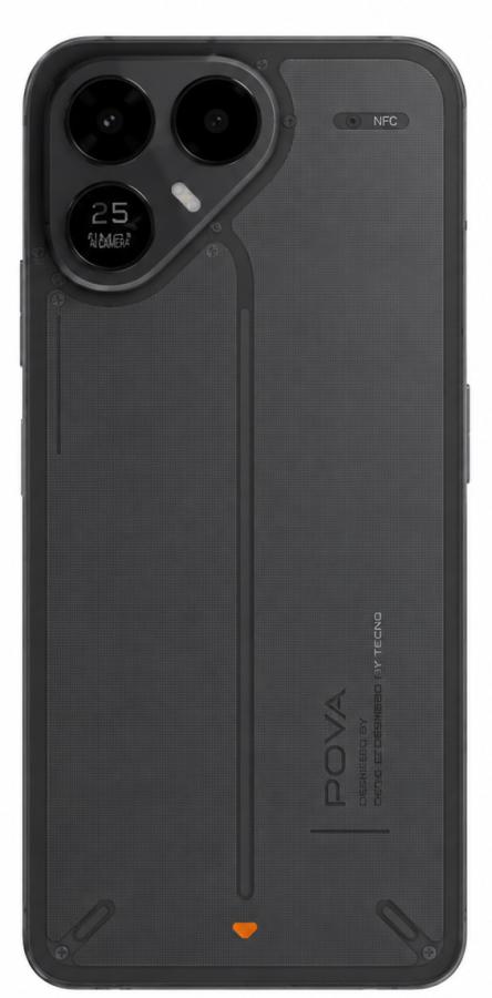 Смартфон Tecno Pova 8 5G 8GB/256GB Graphite Black (LK6)
