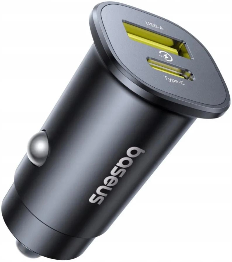 Автомобильное зарядное Baseus BS-C15C1 GoTrip DP1 Car Charger C+U 30W Cosmic Black (C00072300123-00)
