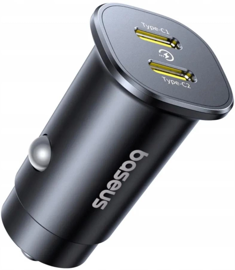 Автомобильное зарядное Baseus BS-C15C2 GoTrip DP1 Car Charger C+C 30W Cosmic Black (C00072300123-01)