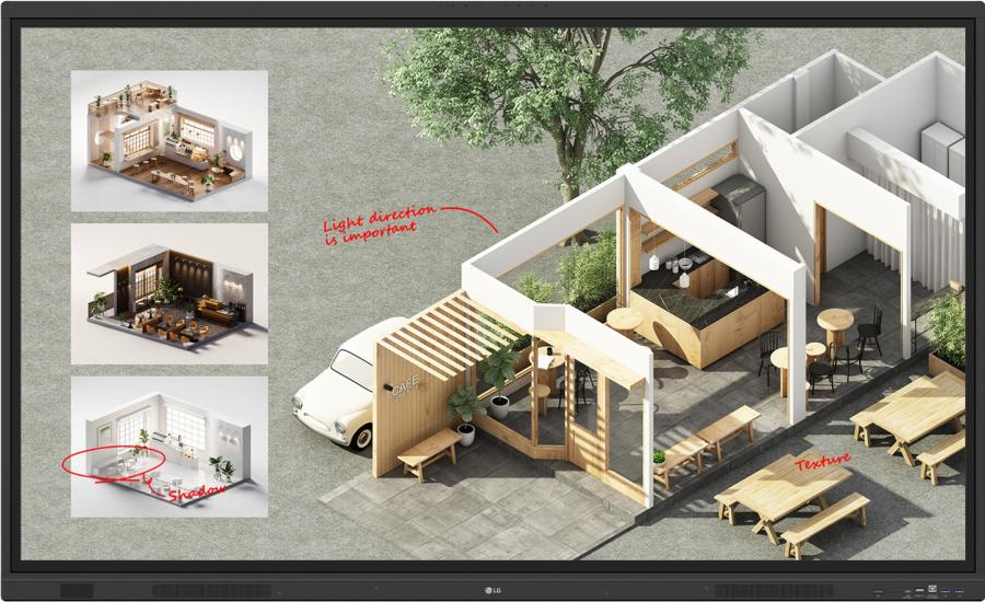 Информационная панель LG 65TR3DQ-B