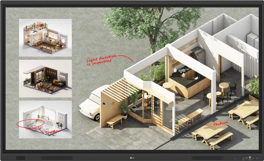 Информационная панель LG 65TR3DQ-B