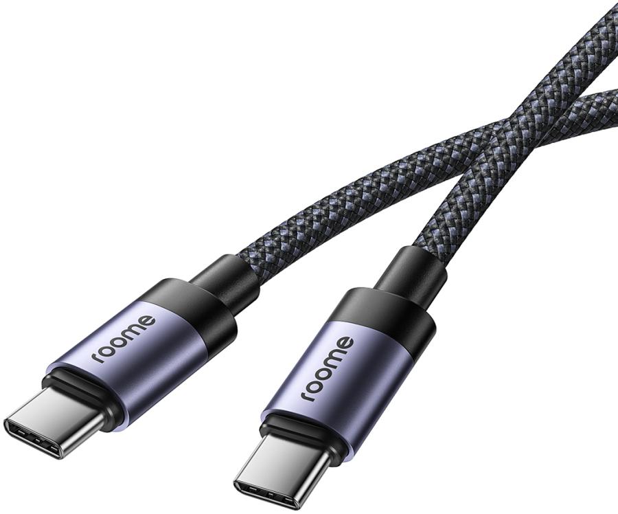 Кабель Roome PowerLink USB-C to USB-C Cable 100w 1m Black (RPL1001BL)