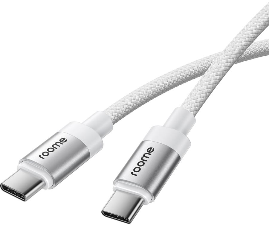 Кабель Roome PowerLink USB-C to USB-C Cable 100w 1m White (RPL1001WH)