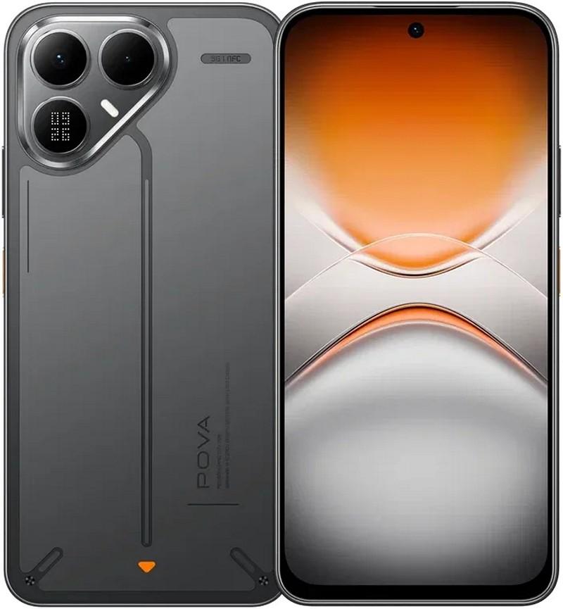 Смартфон Tecno Pova 8 5G 8GB/128GB Graphite Black (LK6)