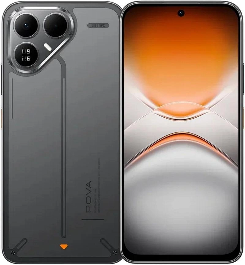 Смартфон Tecno Pova 8 5G 8GB/128GB Graphite Black (LK6)