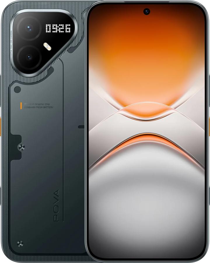 Смартфон Tecno Pova 8 Pro 5G 8GB/256GB Graphite Black (LK7)
