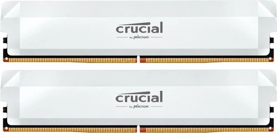 Оперативная память Crucial 2х16GB DDR5 PC5-48000 белый (CP2K16G60C36U5W)