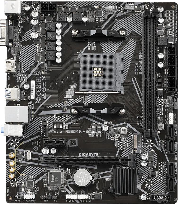 Материнская плата GigaByte A520M K V2 DDR4 rev.1.2