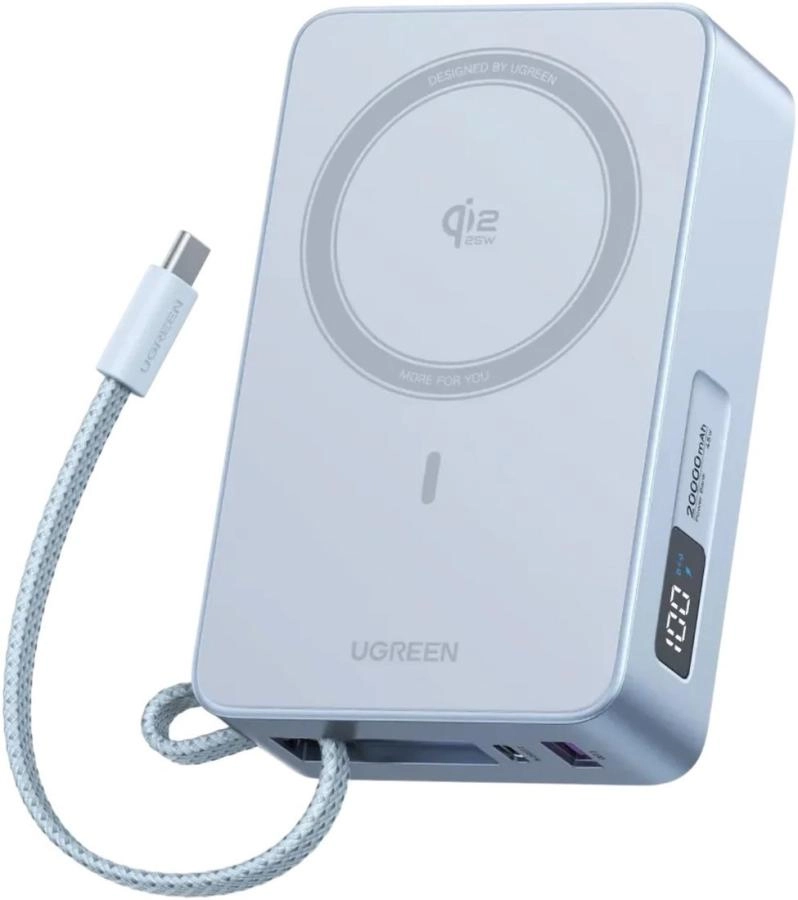 Портативное зарядное устройство Ugreen PB775 Light Blue (65959)