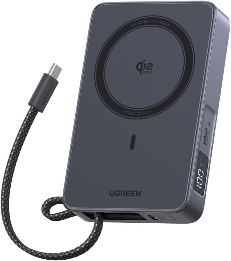 Портативное зарядное устройство Ugreen PB773 Space Gray (85956)