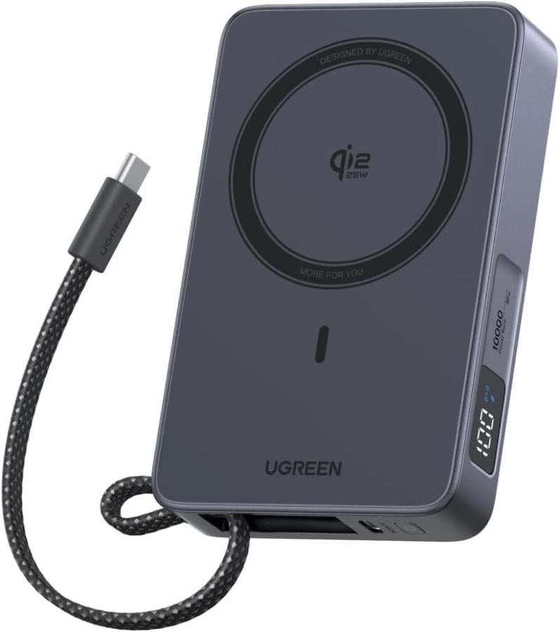 Портативное зарядное устройство Ugreen PB773 Space Gray (85956)