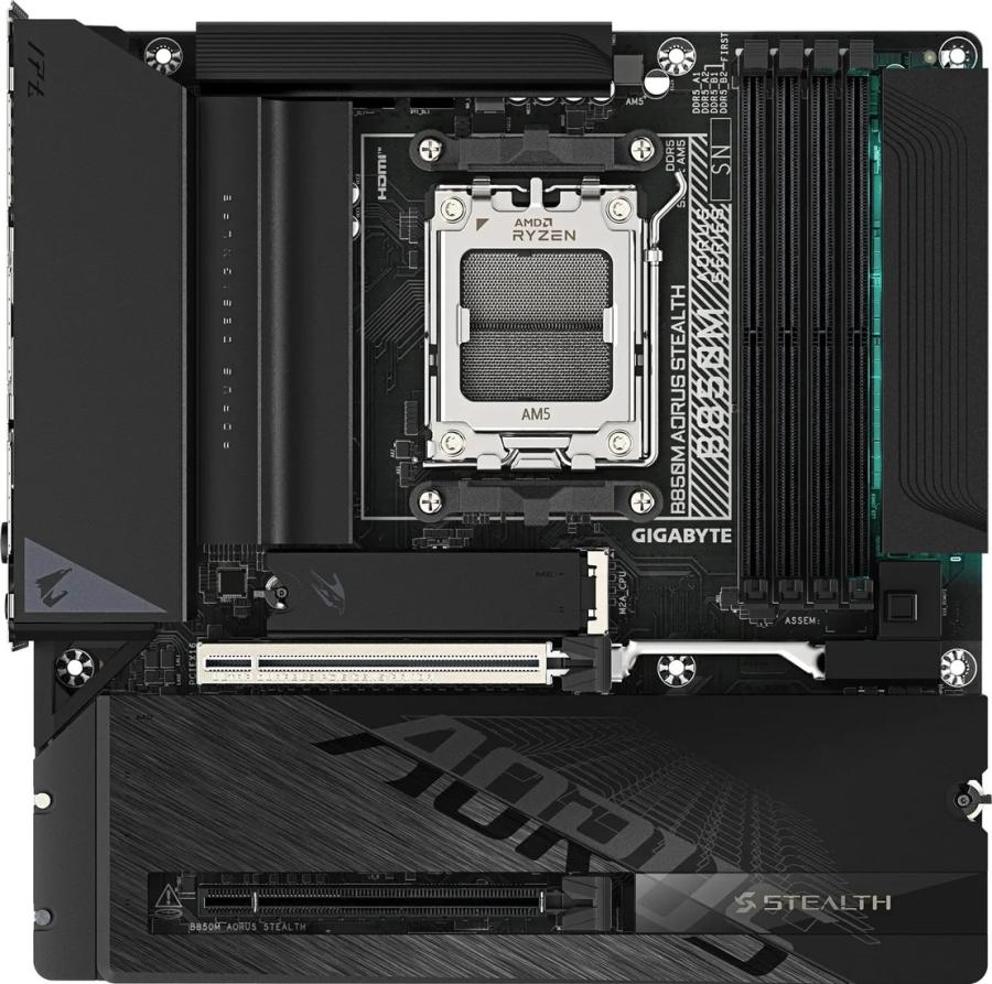 Материнская плата GigaByte B850M Aorus Stealth rev. 1.0