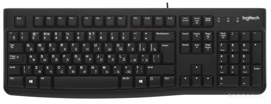 Клавиатура Logitech K120 (черный)
