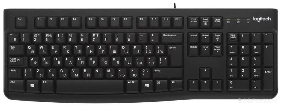 Клавиатура Logitech K120 (черный)