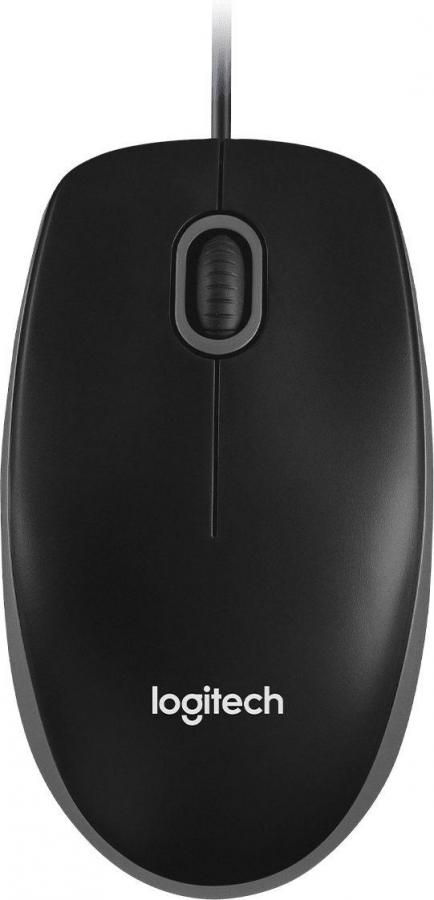 Мышь Logitech B100 Optica USB Black (910-003357)