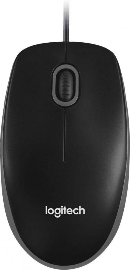 Мышь Logitech B100 Optica USB Black (910-003357)