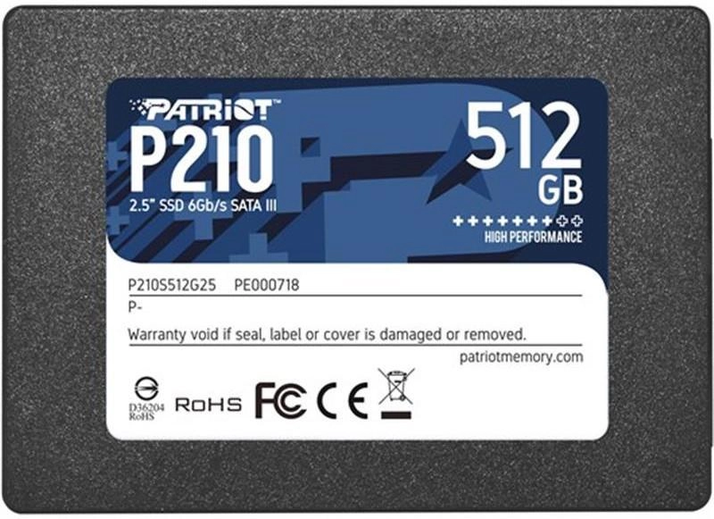 SSD диск Patriot P210 512GB 2.5