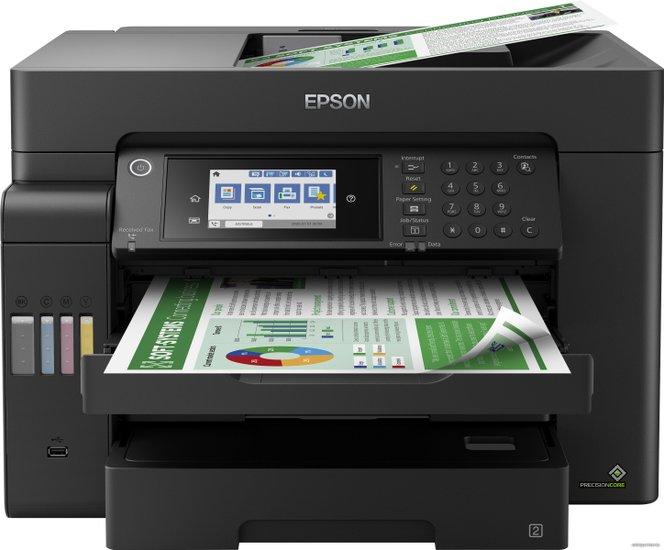 Epson L15150 (ресурс стартовых контейнеров 6500/5200, контейнер 112)