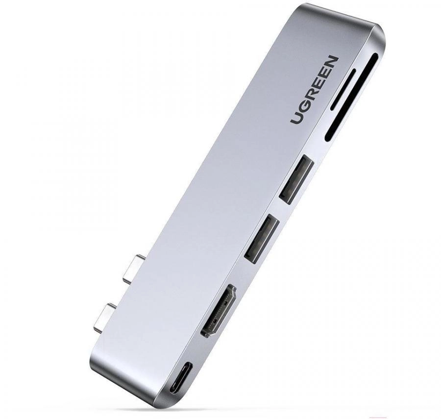 USB-хаб Ugreen CM380-80856 Space Gray (80856)