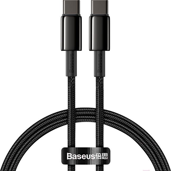 Кабель Baseus Tungsten Gold 2m Black (CATWJ-01)