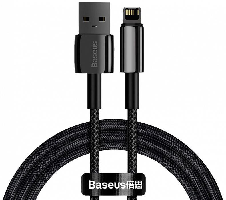 Кабель Baseus Tungsten Gold 1m Black (CALWJ-0)
