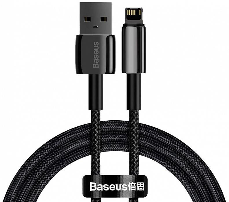 Кабель Baseus Tungsten Gold 1m Black (CALWJ-0)