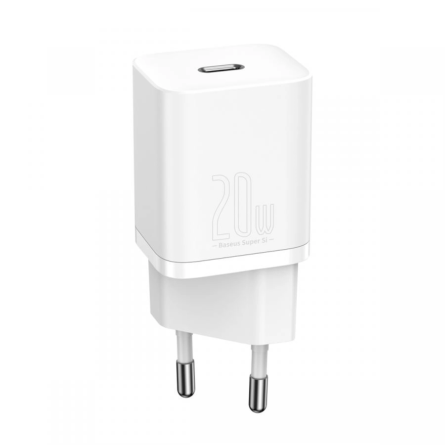 Сетевое зарядное устройство Baseus Super Si 20W EU White (TZCCSUP-B02)