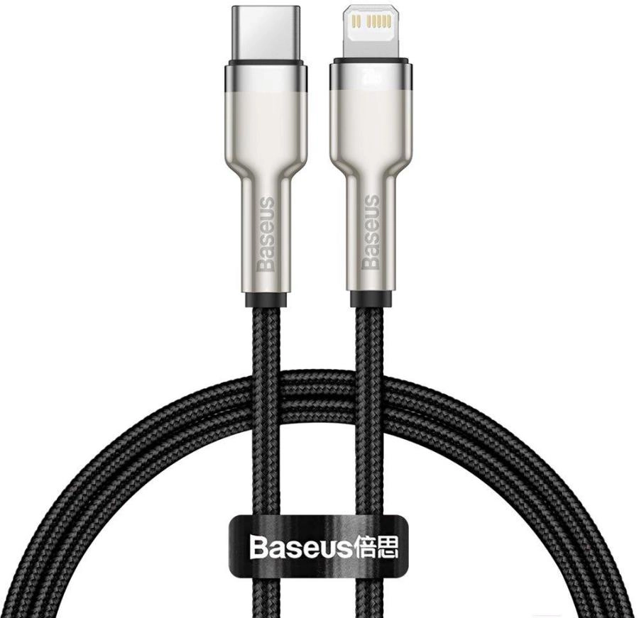 Кабель Baseus Cafule 2m Black (CATLJK-B01)