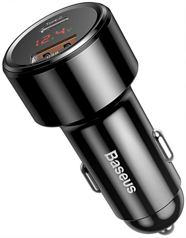 Автомобильное зарядное Baseus Magic Series Black (CCMLC20C-01)