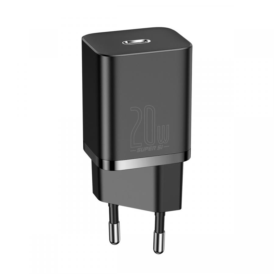 Сетевое зарядное устройство Baseus Super Si 20W EU Black (CCSUP-B01)