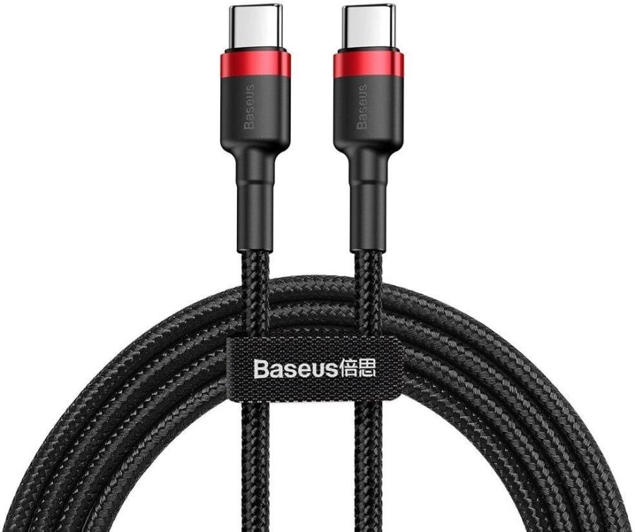Кабель Baseus Cafule 1m Red/Black (CATKLF-G91)
