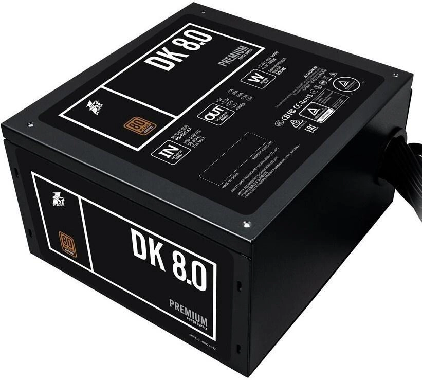 Блок питания 1stPlayer PS-800AX 800W черный (DKPM-BRZ-800-BK-EU)