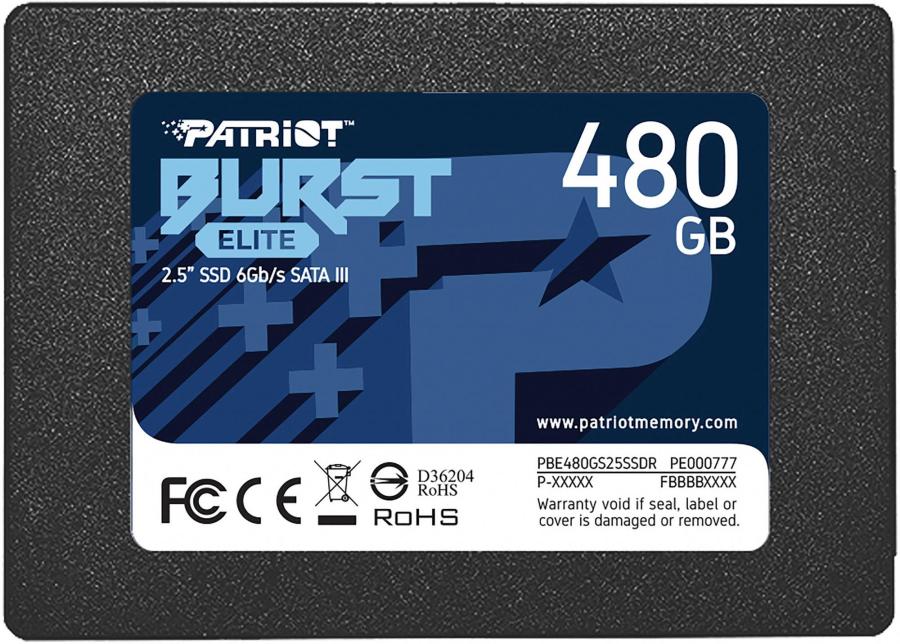 SSD диск Patriot 480GB PBE480GS25SSDR