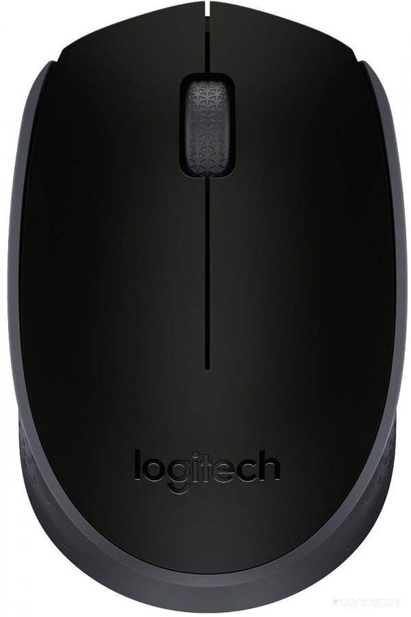 Мышь Logitech M171 910-004424 / 910-004643 (черный/серый)